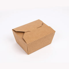 Kraft/White Lunch Box