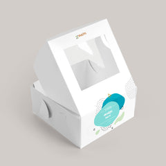 Bakery Boxes with Window, Thanksgiving, portable, washi tape, Cake Boxes, Boxes with Window, generous, high-quality cardboard, versatile size, delicious treats, environmentally friendly, baked goods, pre-folded, decorations, unique box, ecological