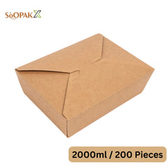 Takeout Folded Lunch Box, Ecosmart, sustainable, brown paper, disposable, affordable, Leak resistant, kraft paper, macaroni, salad, bulk pack, frozen treats, shops, diners, restaurants, food trucks, bakeries, Multi-Purpose, high-quality, avoid leaks, spills, pulp, durable, occasion, dinnerware, microwavable, food safe, meal prep, catering supplies, Packaging, takeout, deliveries, customized, sophistication, personalize, freshness, Compostable Fiber, renewable, biodegradable
