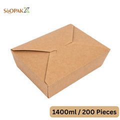 Takeout Folded Lunch Box, Ecosmart, sustainable, brown paper, disposable, affordable, Leak resistant, kraft paper, macaroni, salad, bulk pack, frozen treats, shops, diners, restaurants, food trucks, bakeries, Multi-Purpose, high-quality, avoid leaks, spills, pulp, durable, occasion, dinnerware, microwavable, food safe, meal prep, catering supplies, Packaging, takeout, deliveries, customized, sophistication, personalize, freshness, Compostable Fiber, renewable, biodegradable